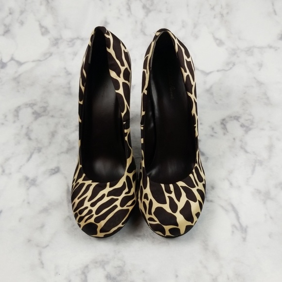 Animal print Giraffe 4.5" High heels size 9 - Picture 4 of 7